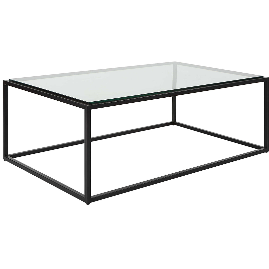 American Home Furniture Uttermost Bravura Black Coffee Table