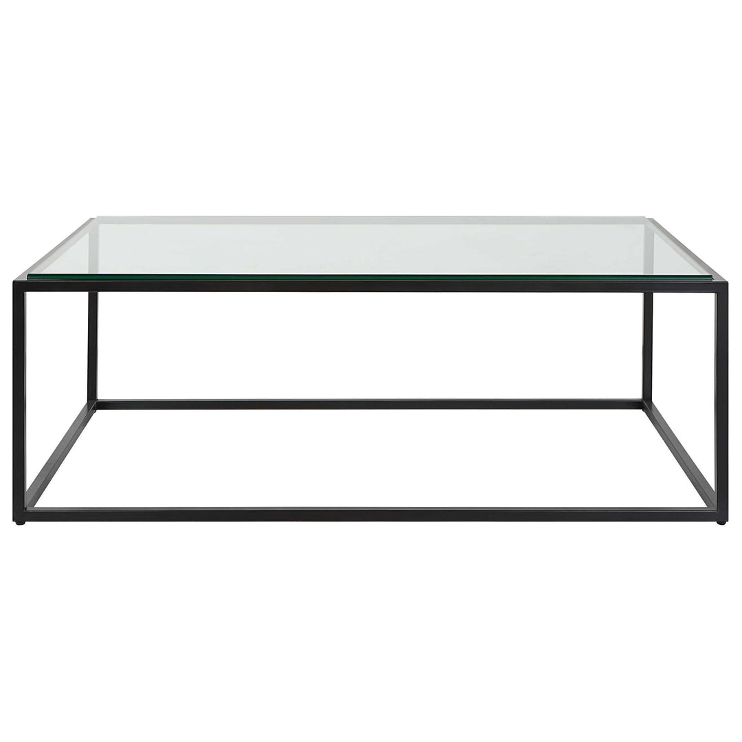 American Home Furniture Uttermost Bravura Black Coffee Table