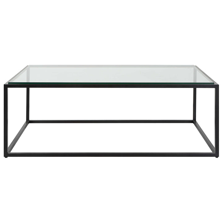 American Home Furniture Uttermost Bravura Black Coffee Table