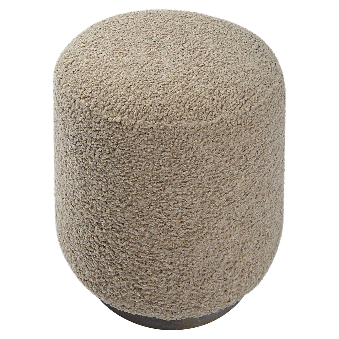 American Home Furniture Uttermost Avila Latte Round Ottoman