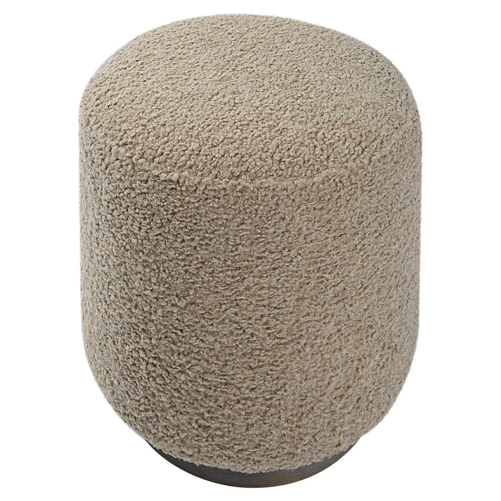 American Home Furniture Uttermost Avila Latte Round Ottoman