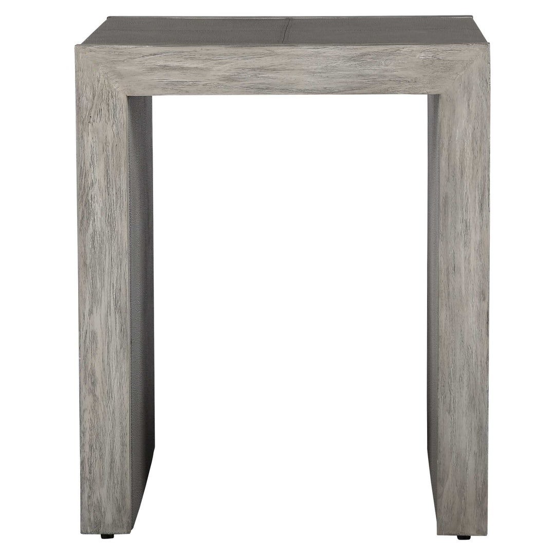 American Home Furniture Uttermost Aerina Modern Gray End Table