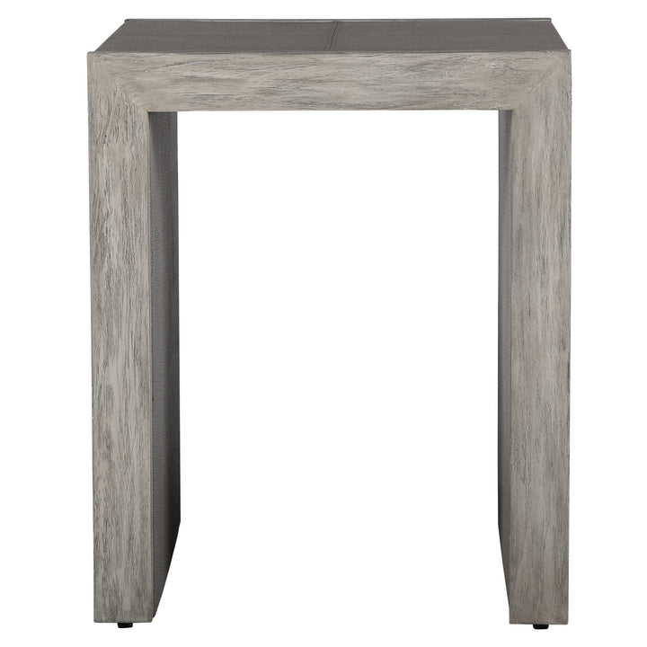 American Home Furniture Uttermost Aerina Modern Gray End Table