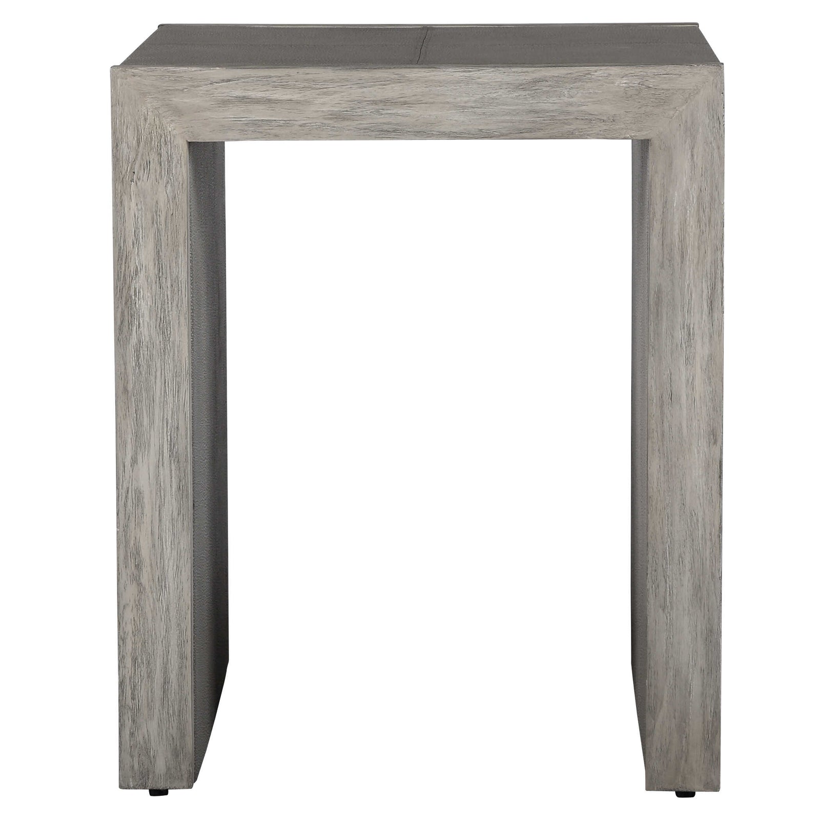 American Home Furniture Uttermost Aerina Modern Gray End Table