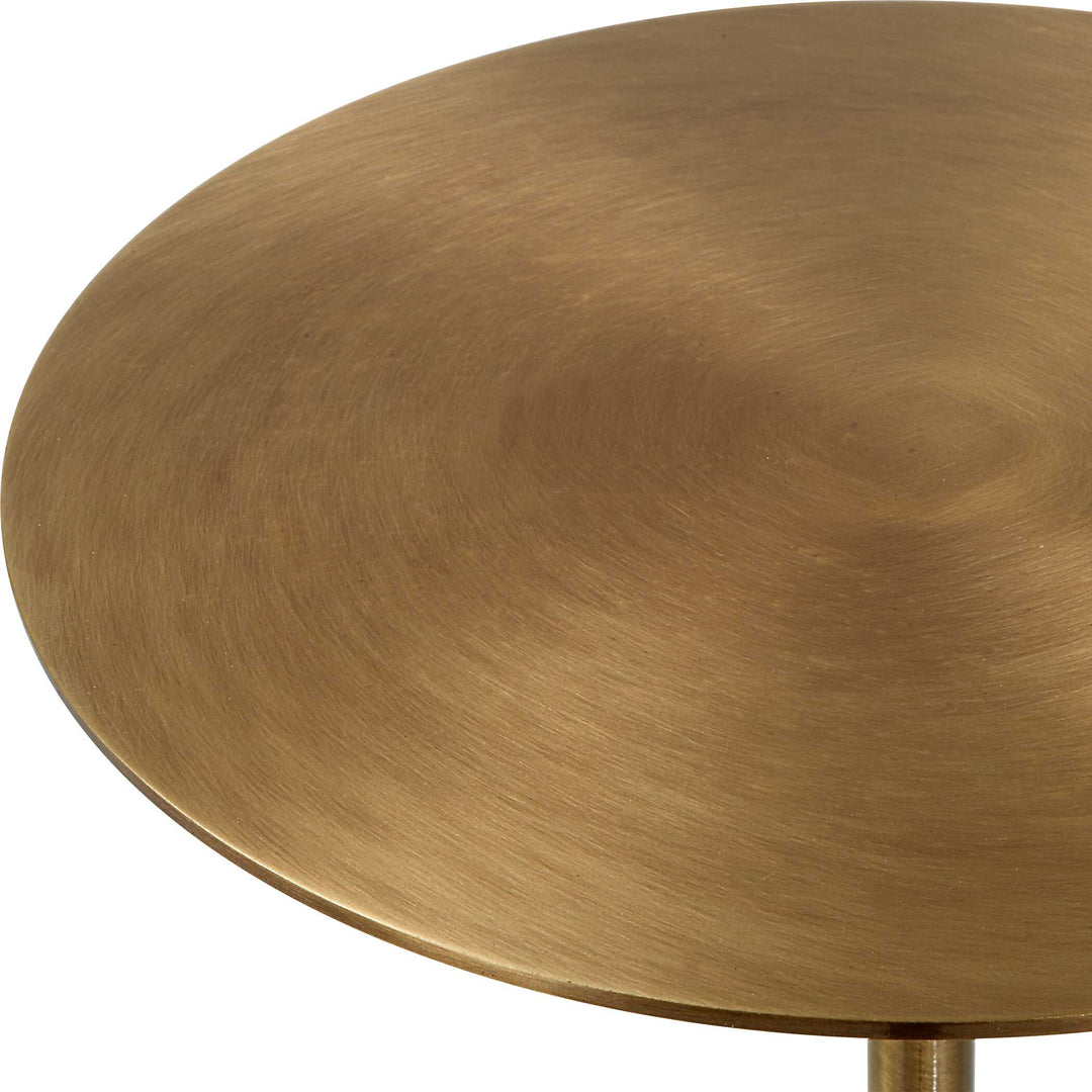 American Home Furniture Uttermost Gimlet White Drink Table