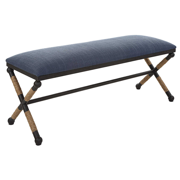 American Home Furniture Uttermost Firth Bench Navy