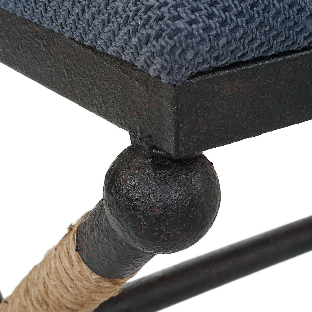 American Home Furniture Uttermost Firth Bench Navy