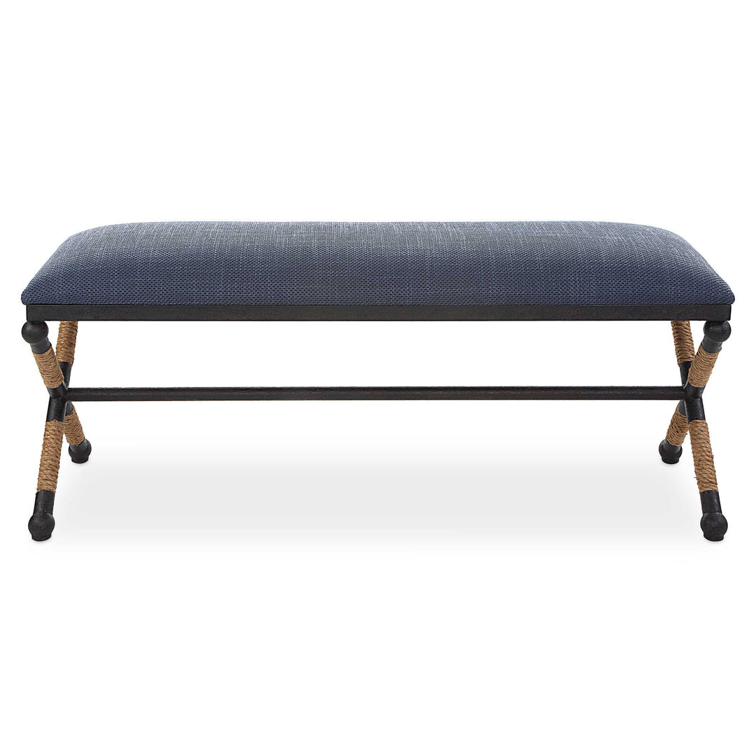 American Home Furniture Uttermost Firth Bench Navy