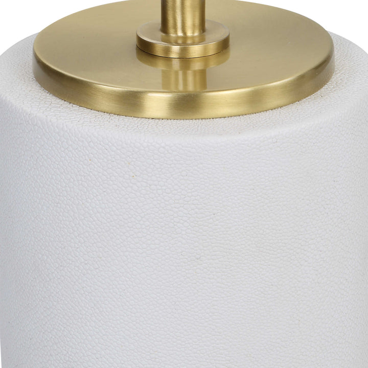 American Home Furniture Uttermost Laurier White Drink Table