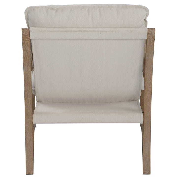 American Home Furniture Uttermost Melora Solid Oak Accent Chair