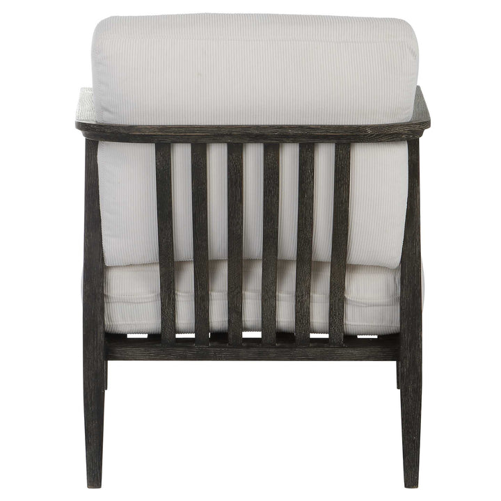 American Home Furniture Uttermost Brunei White Accent Chair