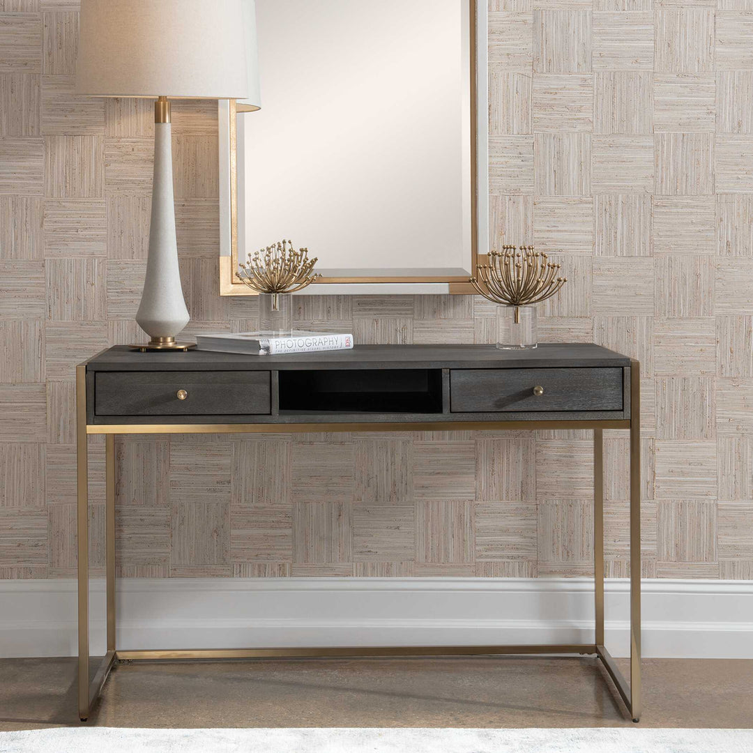 American Home Furniture Uttermost Taja Modern Writing Desk