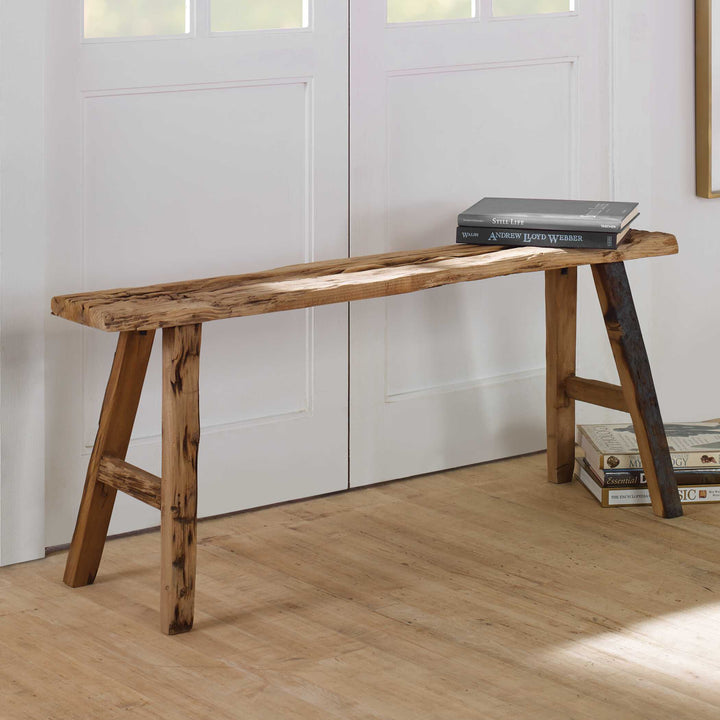 American Home Furniture Uttermost Paddock Rustic Bench