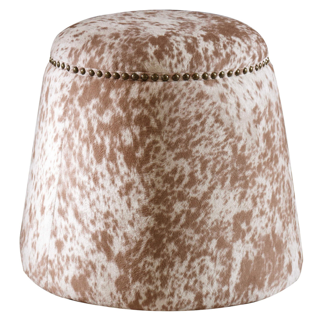 Gumdrop Cow Hide Ottoman - AmericanHomeFurniture