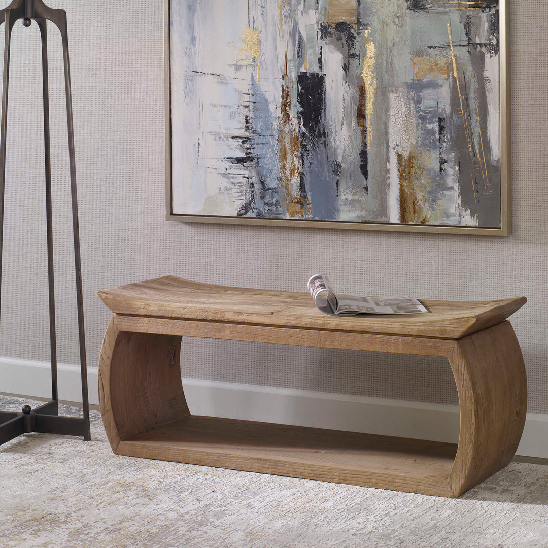 American Home Furniture Uttermost Connor Reclaimed Wood Bench