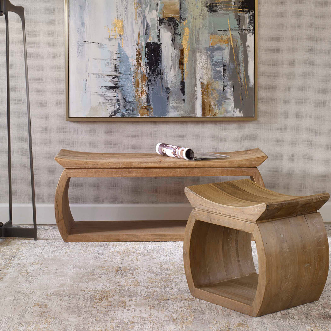 American Home Furniture Uttermost Connor Reclaimed Wood Bench