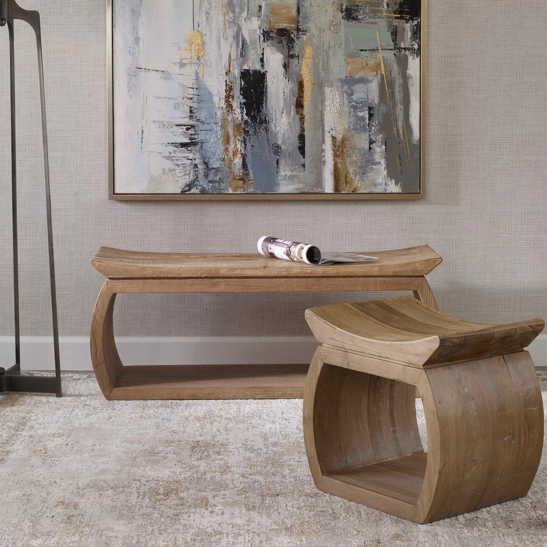 American Home Furniture Uttermost Connor Reclaimed Wood Bench
