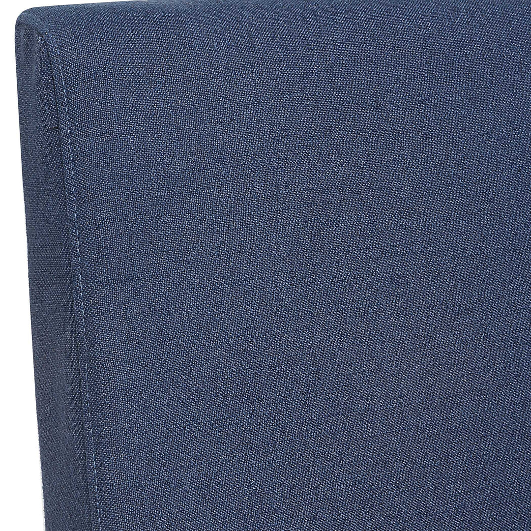 American Home Furniture Uttermost Coley Denim Armless Chair