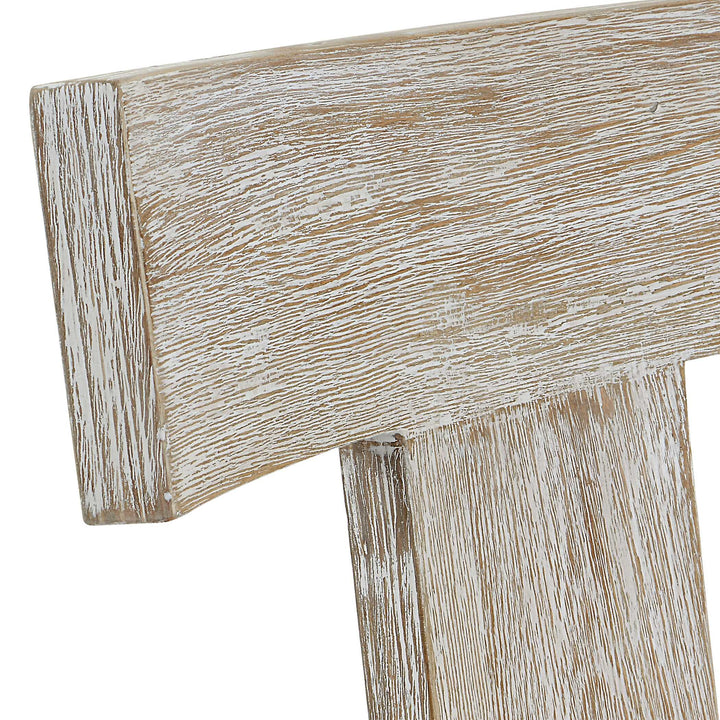American Home Furniture Uttermost Idris White Counter Stool