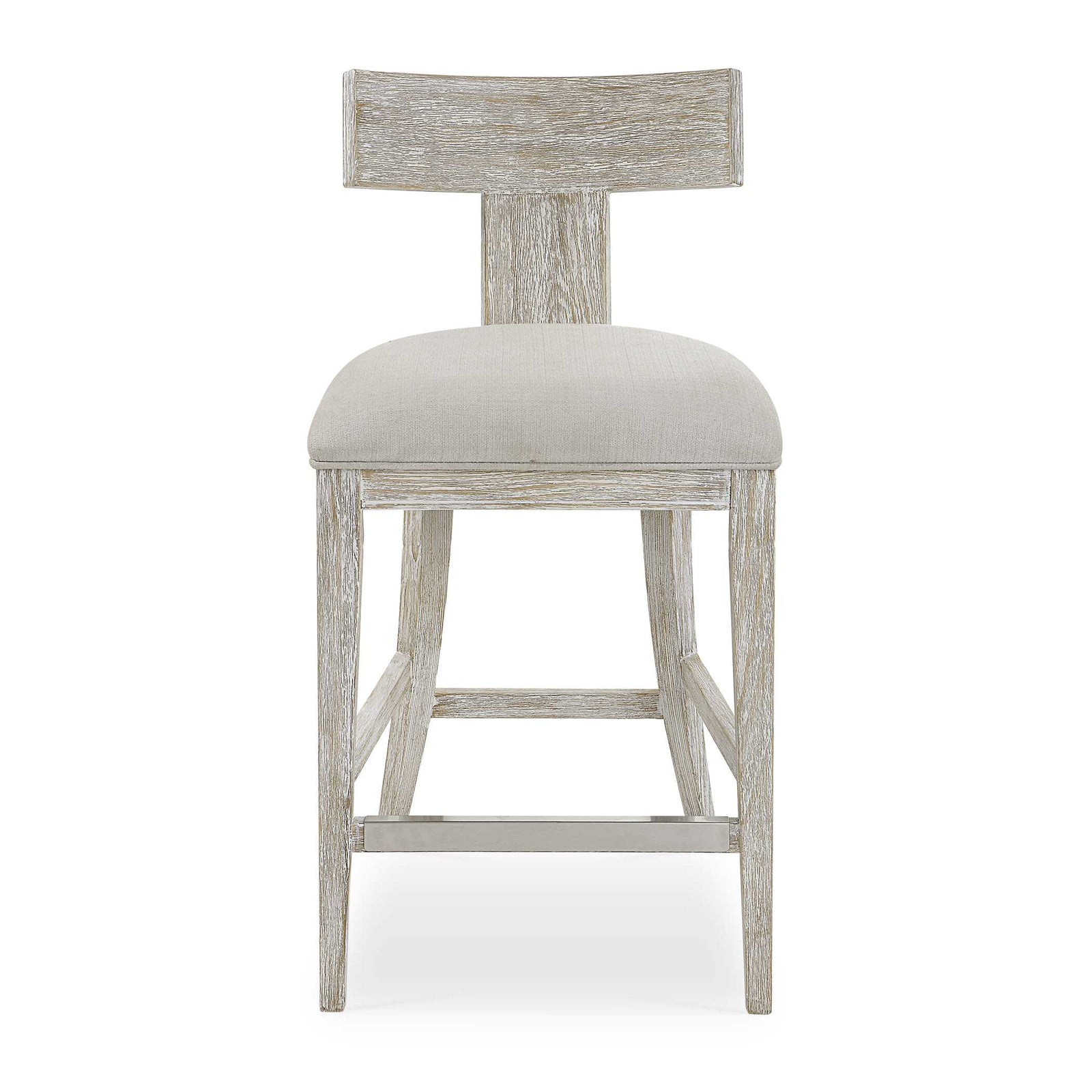 American Home Furniture Uttermost Idris White Counter Stool