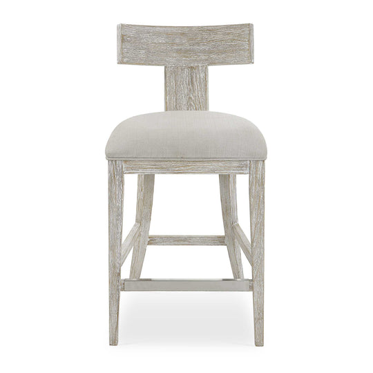 American Home Furniture Uttermost Idris White Counter Stool