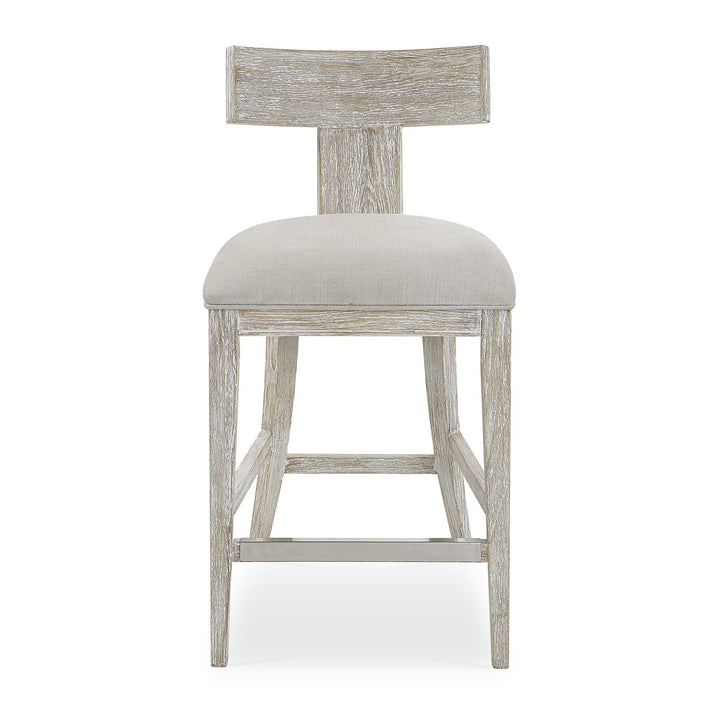 American Home Furniture Uttermost Idris White Counter Stool