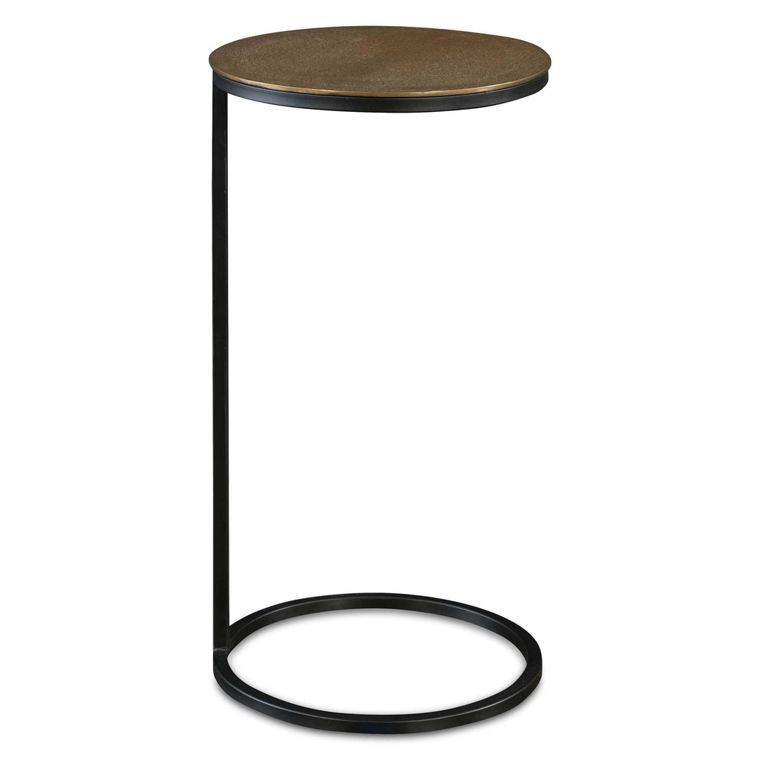 Brunei Gold Accent/Drink Table - AmericanHomeFurniture