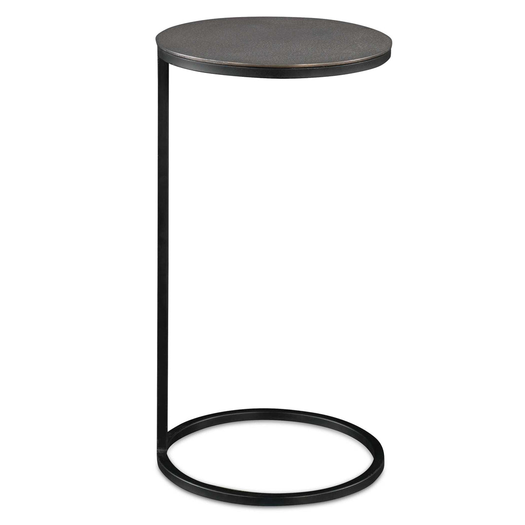 Brunei Nickel Accent/Drink Table - AmericanHomeFurniture