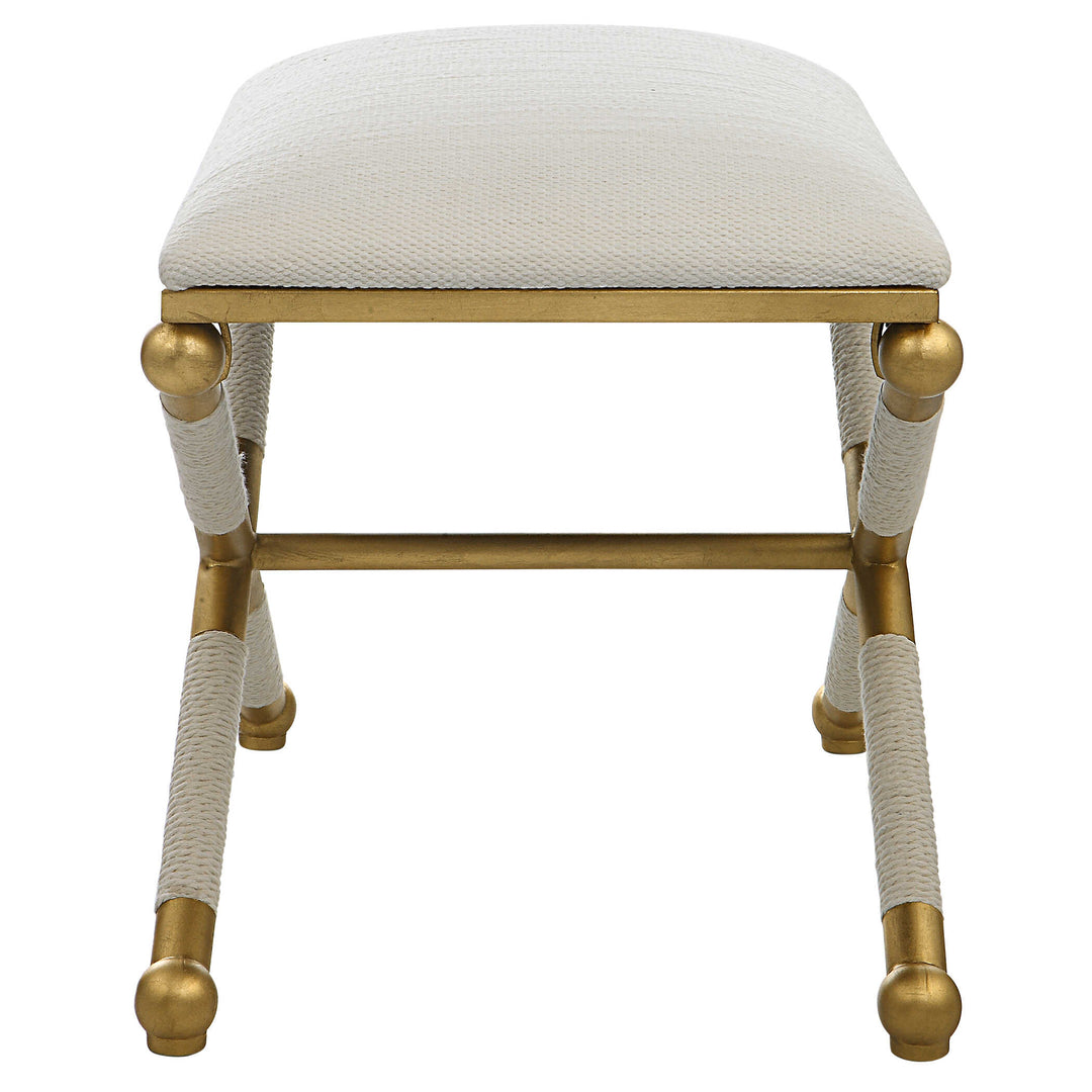 American Home Furniture Uttermost Socialite White Small Bench