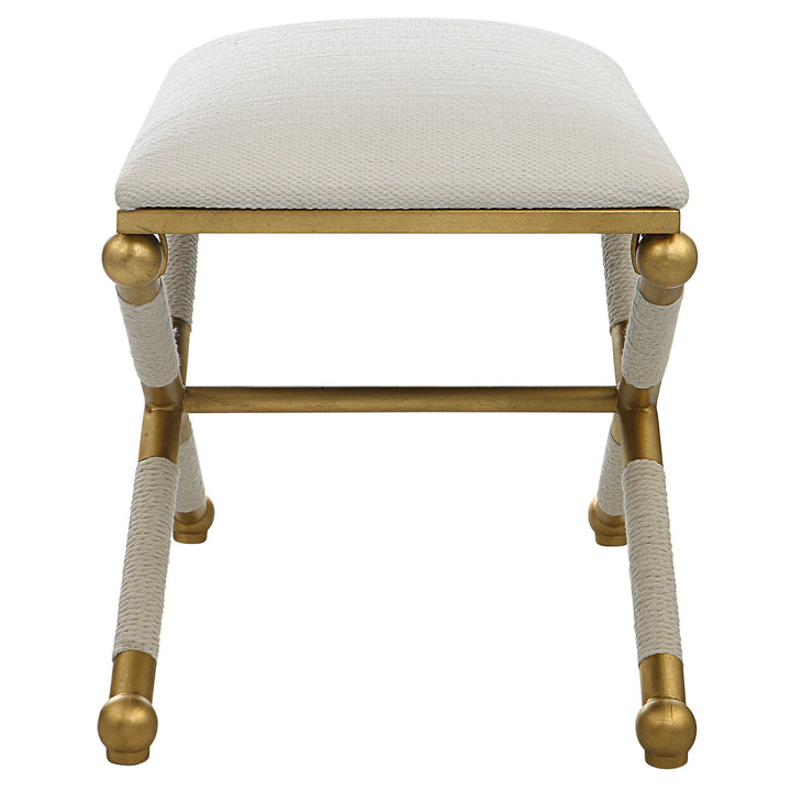 American Home Furniture Uttermost Socialite White Small Bench