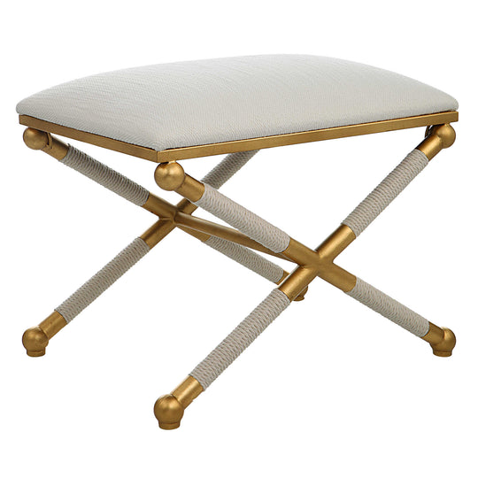 American Home Furniture Uttermost Socialite White Small Bench