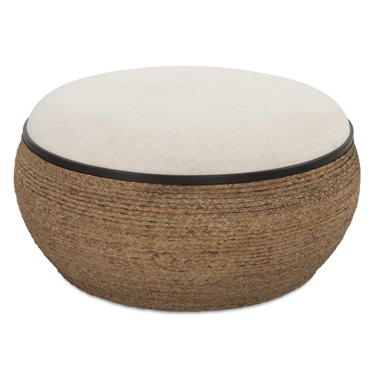 American Home Furniture Uttermost Island Straw Storage Ottoman / Coffee Table