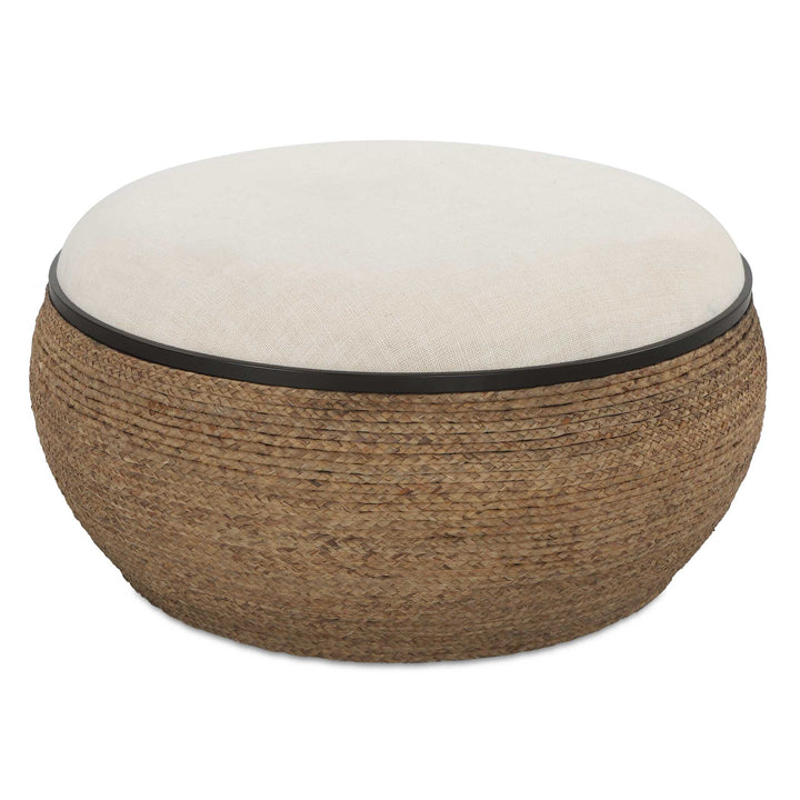 American Home Furniture Uttermost Island Straw Storage Ottoman / Coffee Table