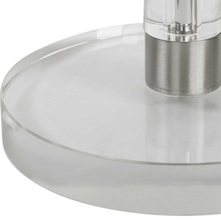 American Home Furniture Uttermost Pria Crystal Drink Table