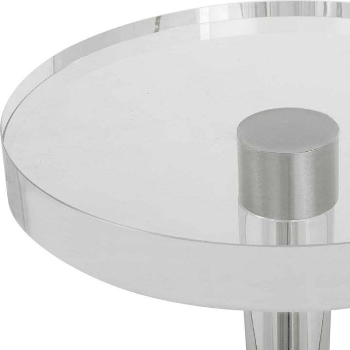 American Home Furniture Uttermost Pria Crystal Drink Table