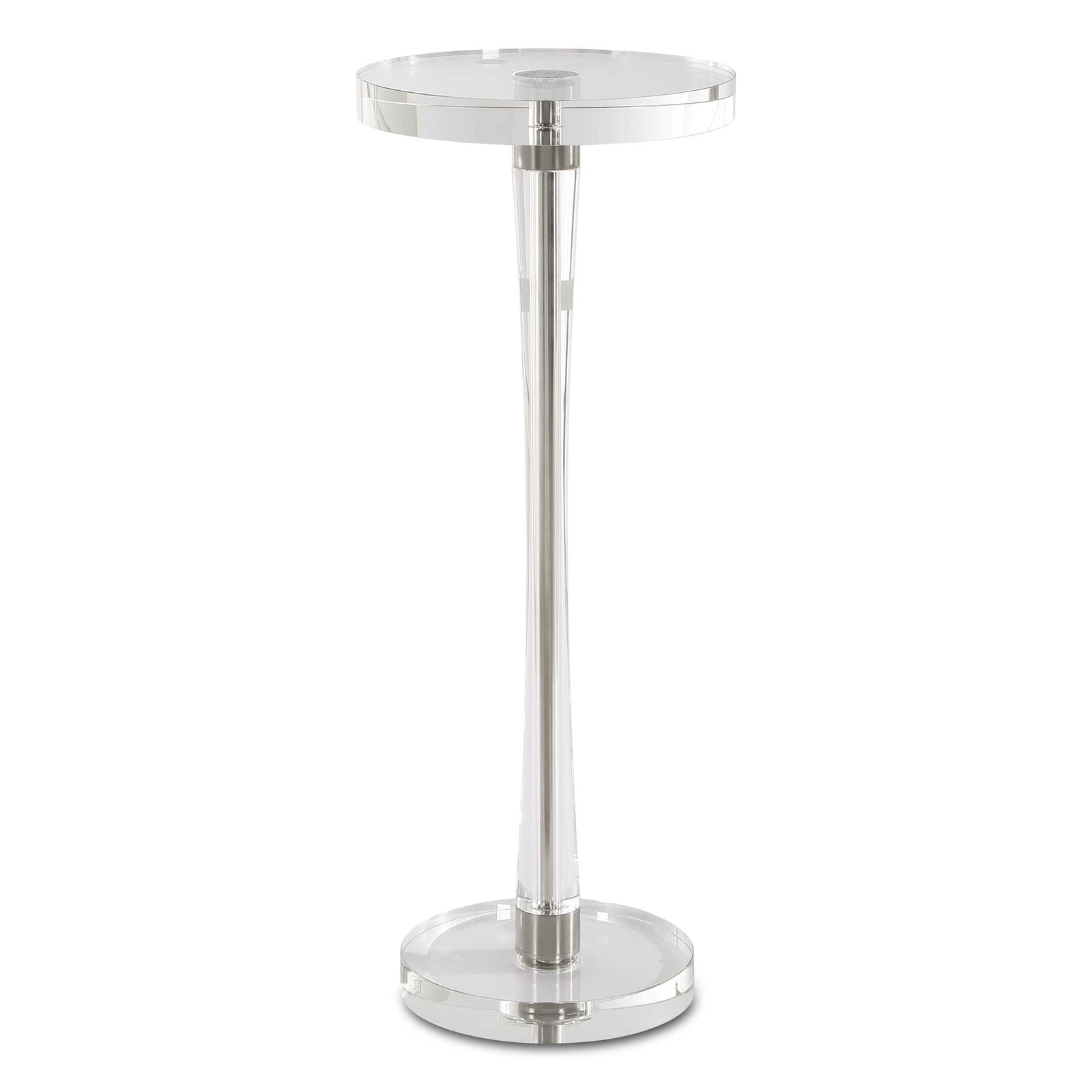 American Home Furniture Uttermost Pria Crystal Drink Table