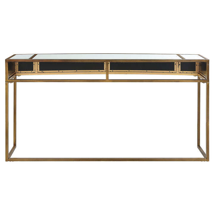 American Home Furniture Uttermost Reflect Mirrored Console Table