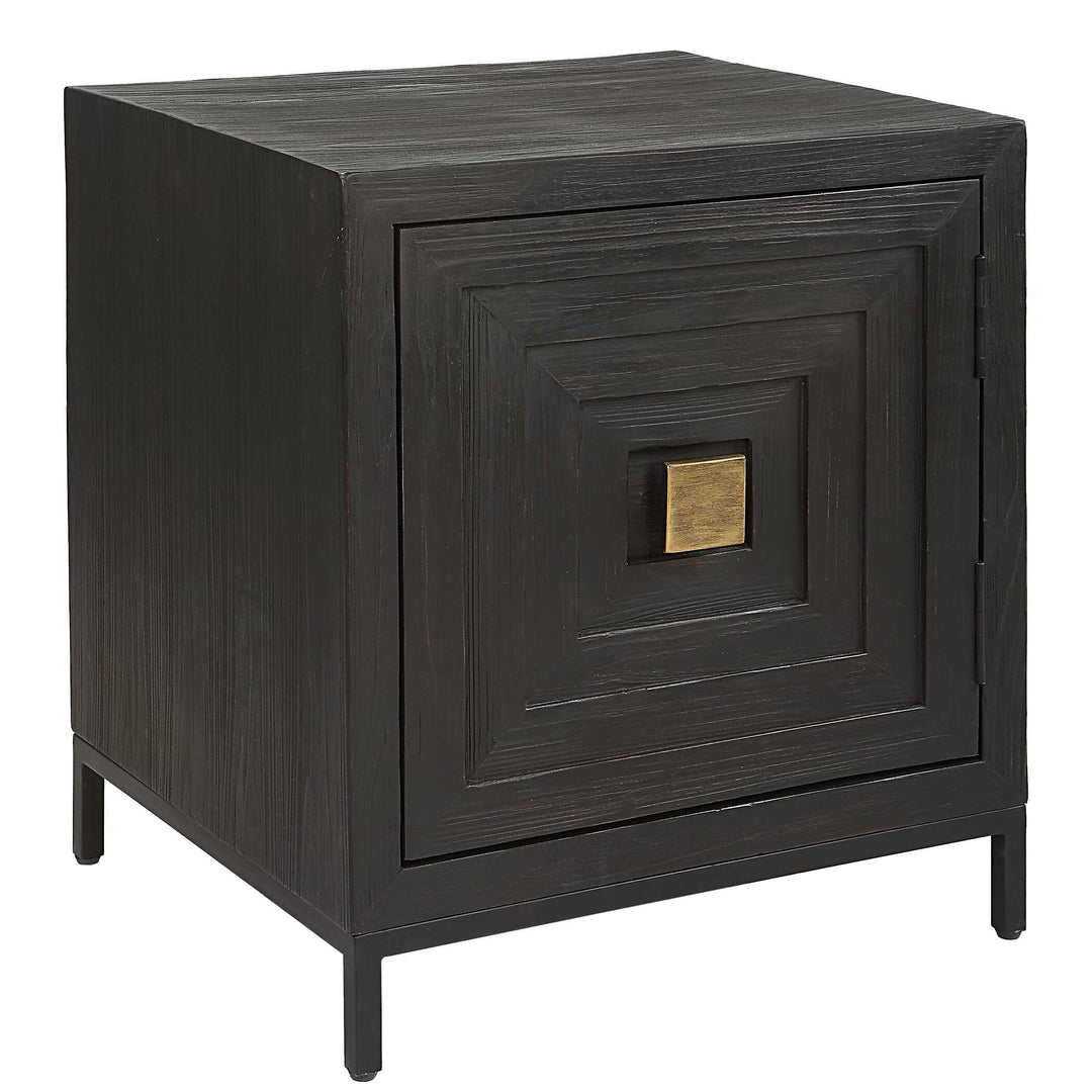 Aiken Geometric Cabinet / End Table - AmericanHomeFurniture