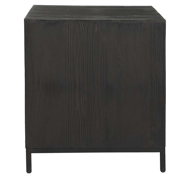 American Home Furniture Uttermost Aiken Geometric Cabinet / End Table