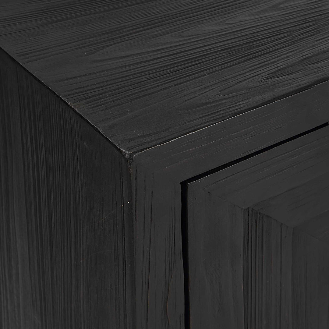 American Home Furniture Uttermost Aiken Geometric Cabinet / End Table