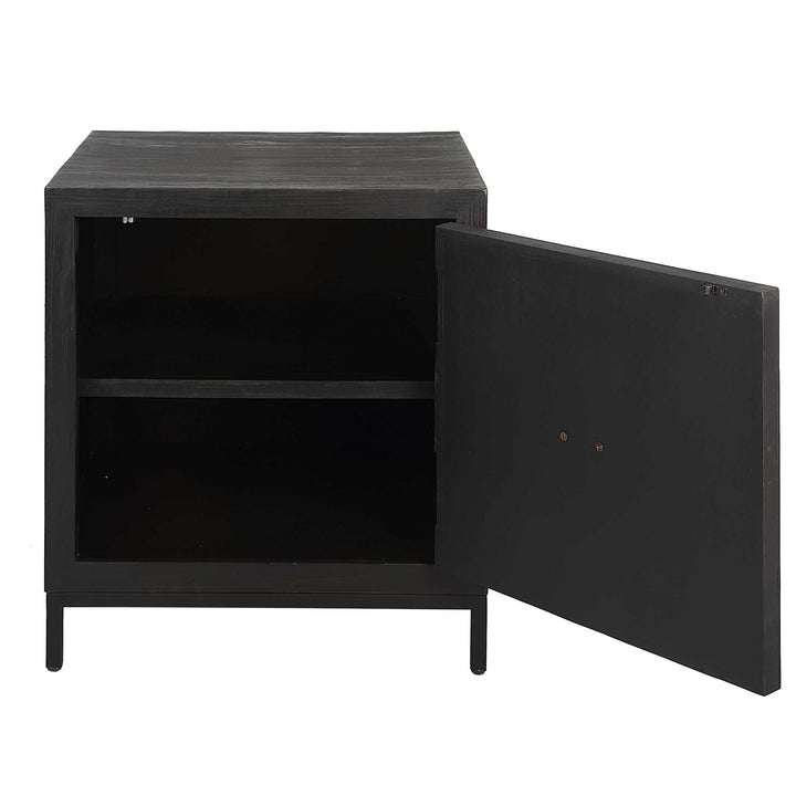 American Home Furniture Uttermost Aiken Geometric Cabinet / End Table
