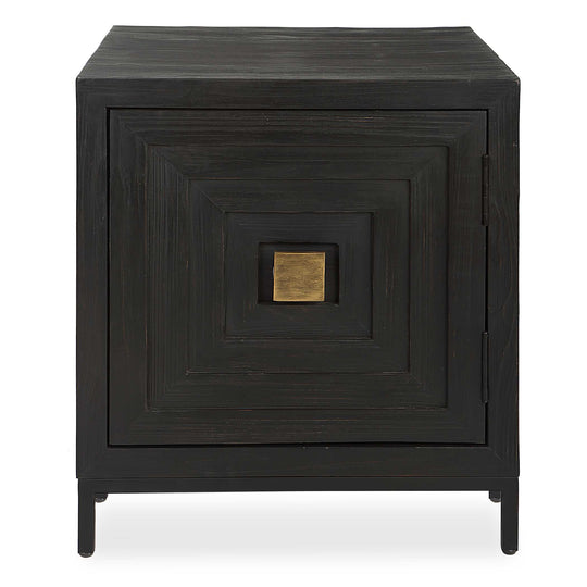 American Home Furniture Uttermost Aiken Geometric Cabinet / End Table