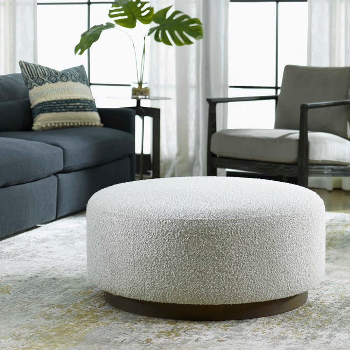 American Home Furniture Uttermost Avila Large Gray Ottoman / Coffee Table