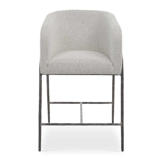 American Home Furniture Uttermost Jacobsen Gray 27" Counter Stool