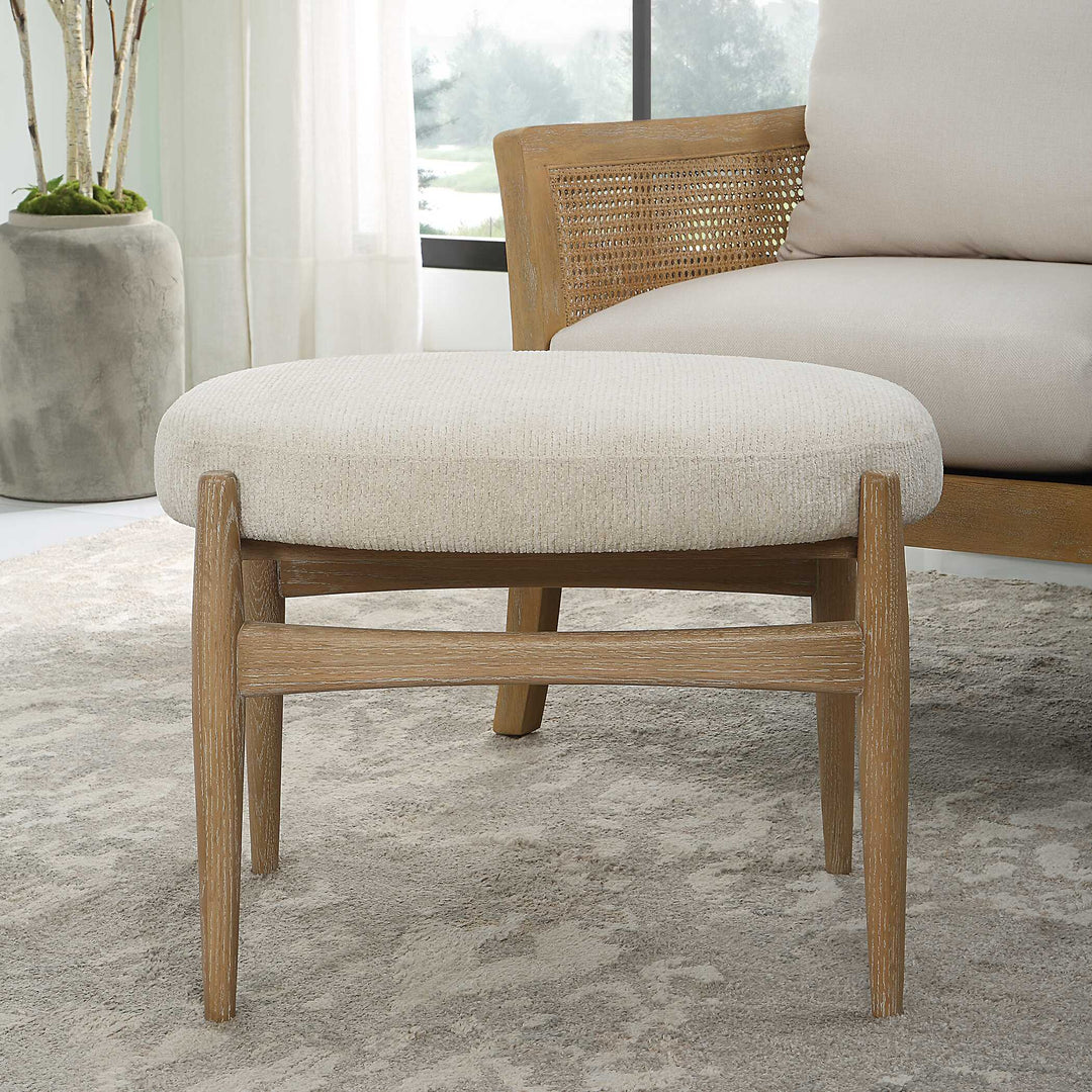 American Home Furniture Uttermost Acrobat Off-White Small Bench