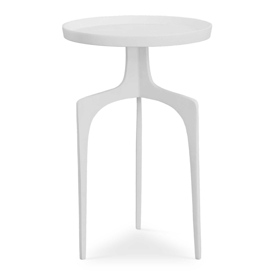 Kenna White Accent Table - AmericanHomeFurniture