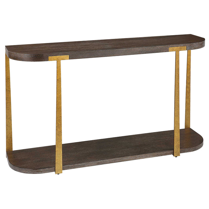 American Home Furniture Uttermost Palisade Wood Console Table