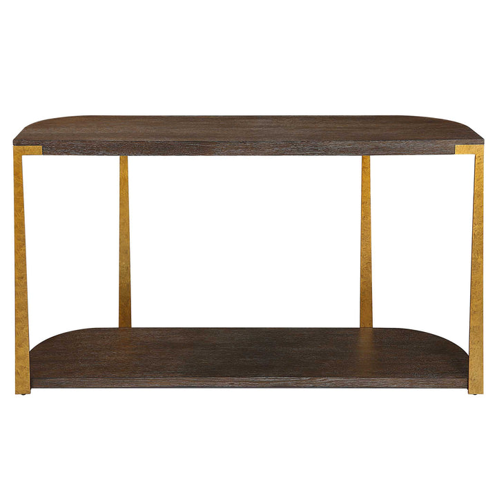 American Home Furniture Uttermost Palisade Wood Console Table