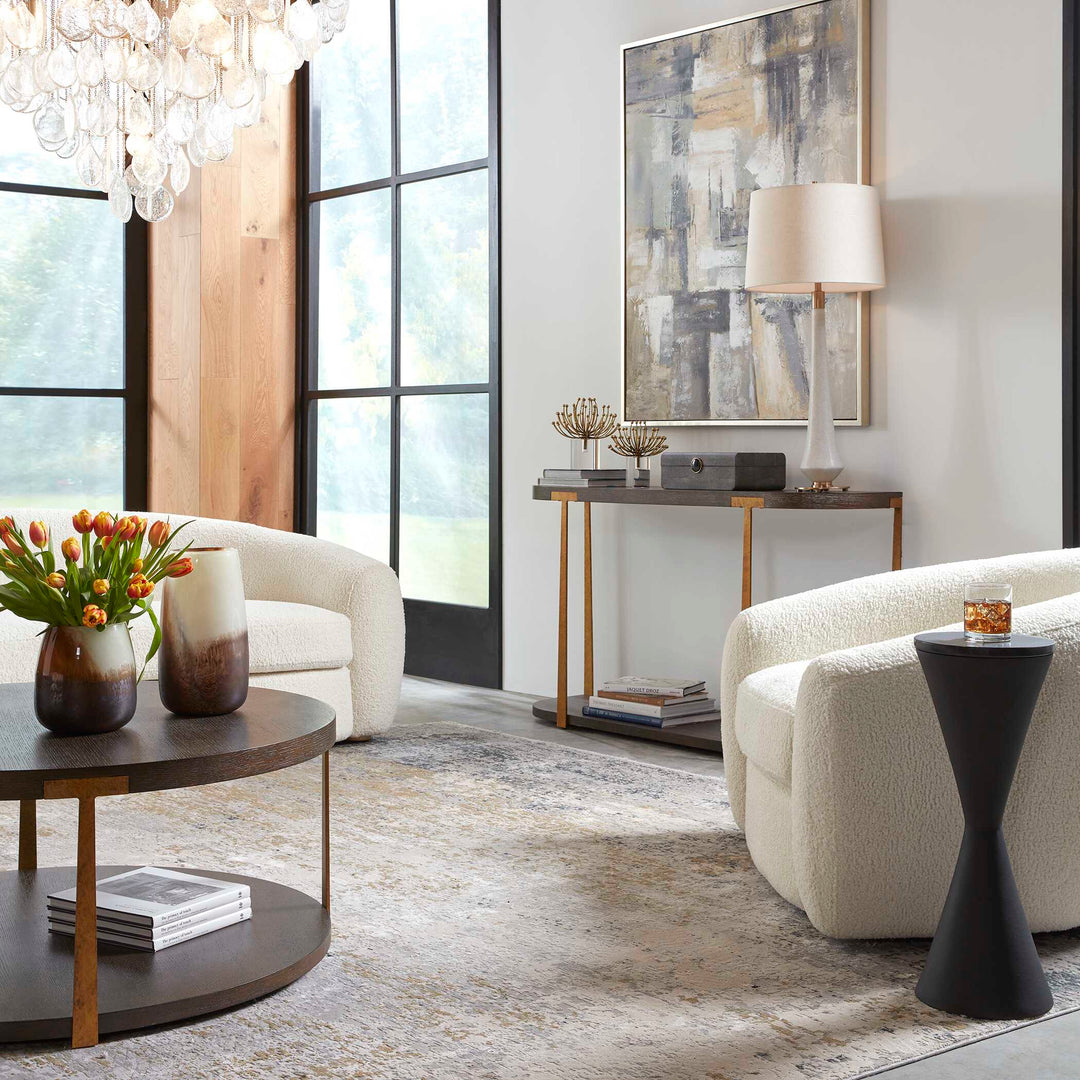 American Home Furniture Uttermost Palisade Wood Console Table