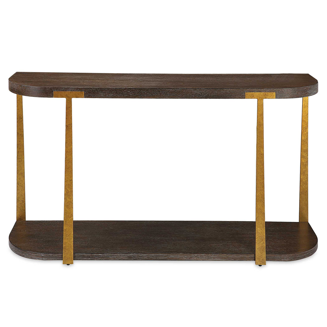 American Home Furniture Uttermost Palisade Wood Console Table